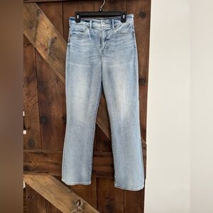 Express Light Wash Women's Wide Leg Jeans